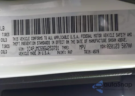 2016 Jeep Cherokee Latitude from USA, damaged, VIN 1C4PJMCS9GW253731